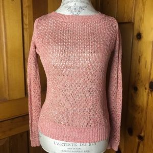 Guinevere Anthro light Knit Sweater Peach